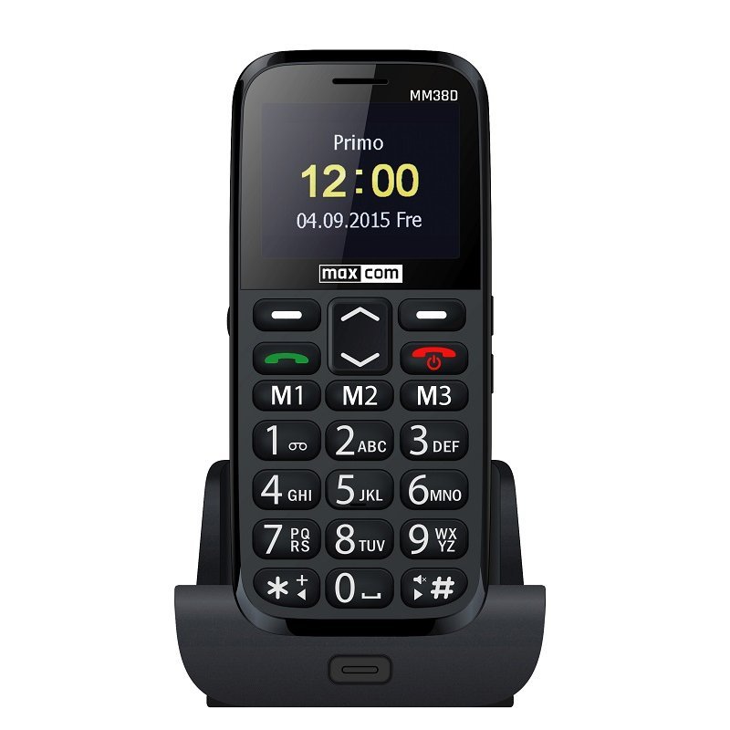 TELEFONO FIJO/MOVIL MAXCOM MM32D TECLAS GRANDES (TARJETA SIM)