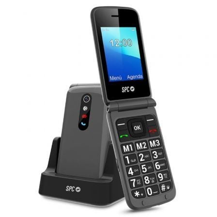 Teléfono Móvil SPC Zeus 4G Pro para Personas Mayores Negro