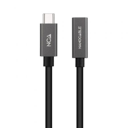 Cable Alargador USB 3.2 Nanocable 10.01.4401-L150/ USB Tipo-C Macho – USB  Tipo-C Hembra/ 1.5m/ Negro – Xiaomi Total