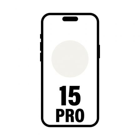 Smartphone Apple iPhone 15 Pro 256Gb/ 6.1″/ 5G/ Titanio Blanco – Xiaomi  Total